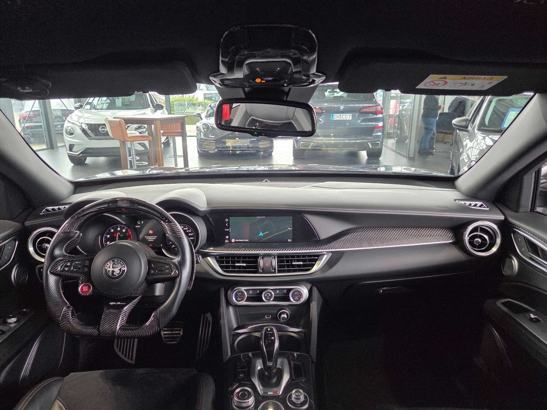 Foto 1 - Alfa Romeo Stelvio QUADRIFOGLIO 2.9 AT8-Q4 #NAVI XENON DAB+, Nero Vulcano, Metallic (Schwarz)