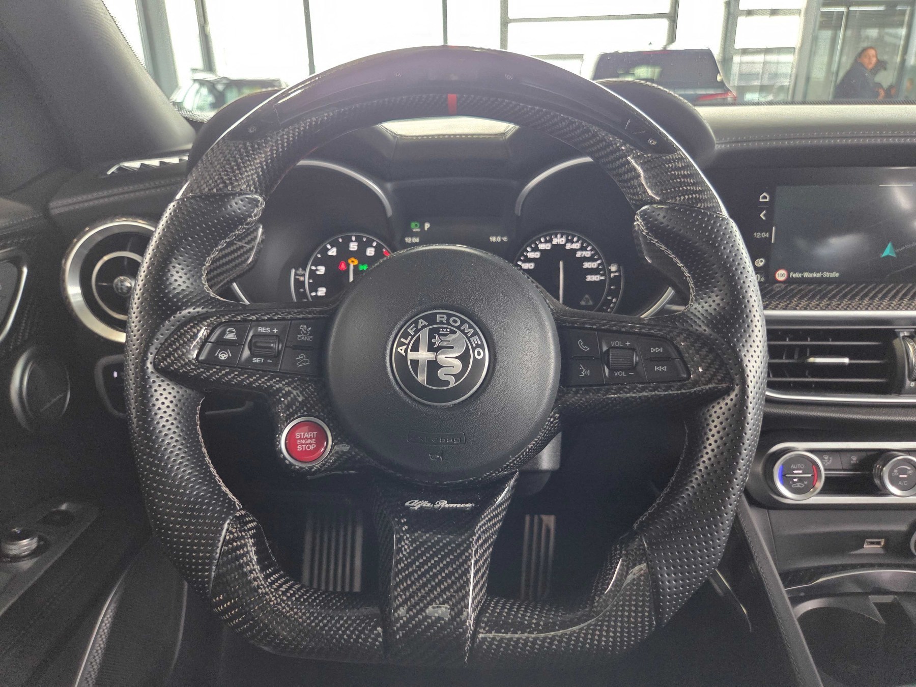 Foto 1 - Alfa Romeo Stelvio QUADRIFOGLIO 2.9 AT8-Q4 #NAVI XENON DAB+, Nero Vulcano, Metallic (Schwarz)