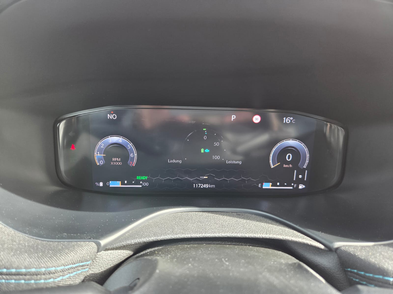 Foto 1 - Jeep Compass e-Hybrid Upland 1.5l T4 48V 19LM Premium, Zweifarb-Lackierung Azure Blue-Green/Dac (Blau) (B